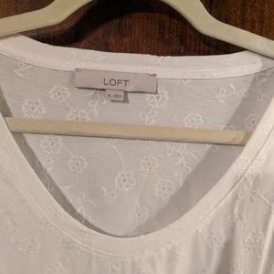 Loft Embroidered tshirt
